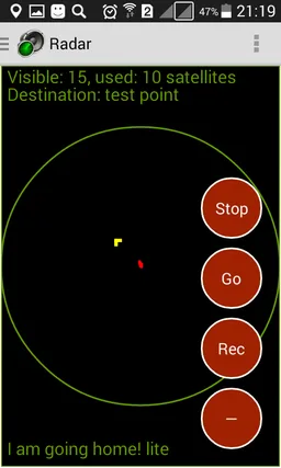 Pedestrian navigator screenshot 1