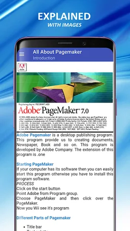 Pagemaker 7.0 tutorial - complete course - Offline screenshot 3
