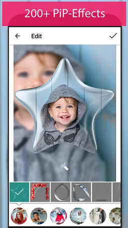 PiP camera. Picture in picture collage maker screenshot 5