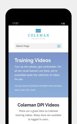 Coleman Associates DPI screenshot 1