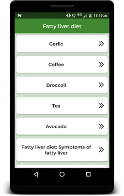 Fatty liver diet screenshot 3