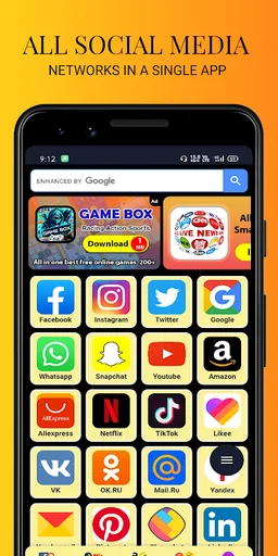 All option social media app and Browser screenshot 10