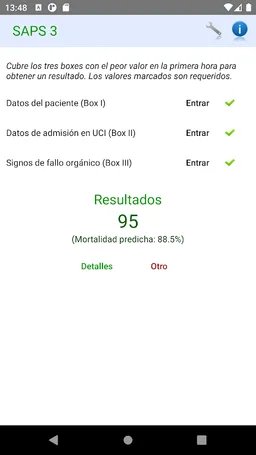 SAPS 3 Calc screenshot 1