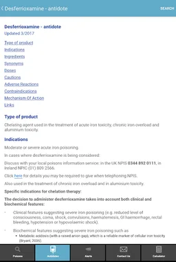 TOXBASE screenshot 3