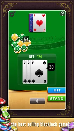 Blackjack 21 Free screenshot 2