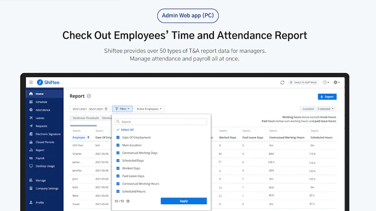 Shiftee - Schedule & Timeclock screenshot 8