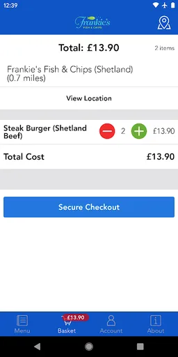 Frankies Fish and Chips Shetla screenshot 2