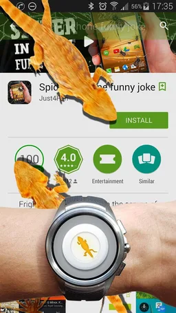 Lizard in phone funny joke screenshot 10