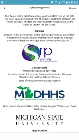 MI Safe Fish screenshot 1