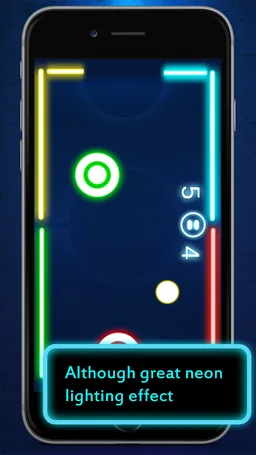 Air Hockey Neon Perfect Light screenshot 8