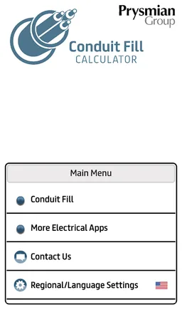 Prysmian Group Conduit Fill screenshot 1