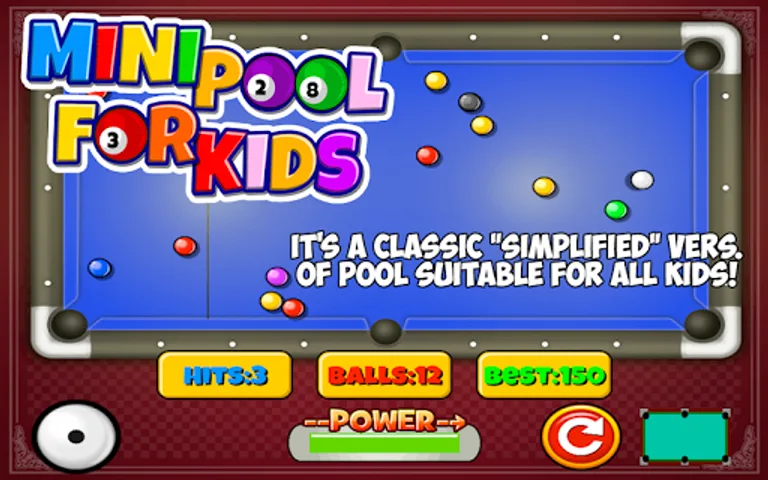 Mini Pool for Kids screenshot 4