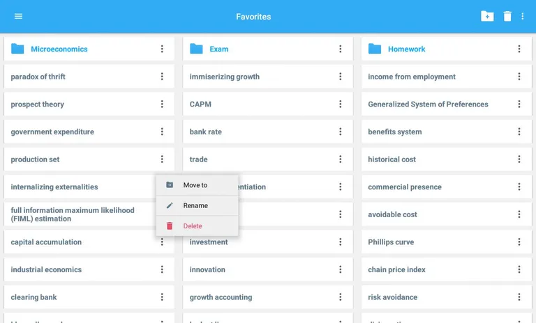 Oxford Dictionary of Economics screenshot 13