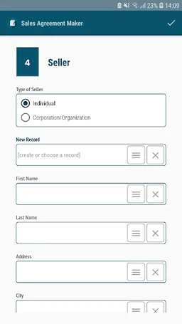 Sales Agreement Maker screenshot 6
