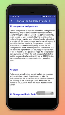 Air Brakes Test - CDL screenshot 7