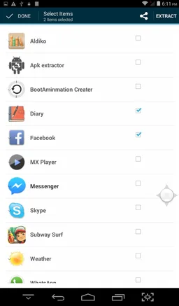 Apk extractor screenshot 3