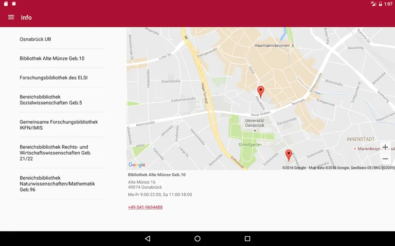 BibApp UOS screenshot 4