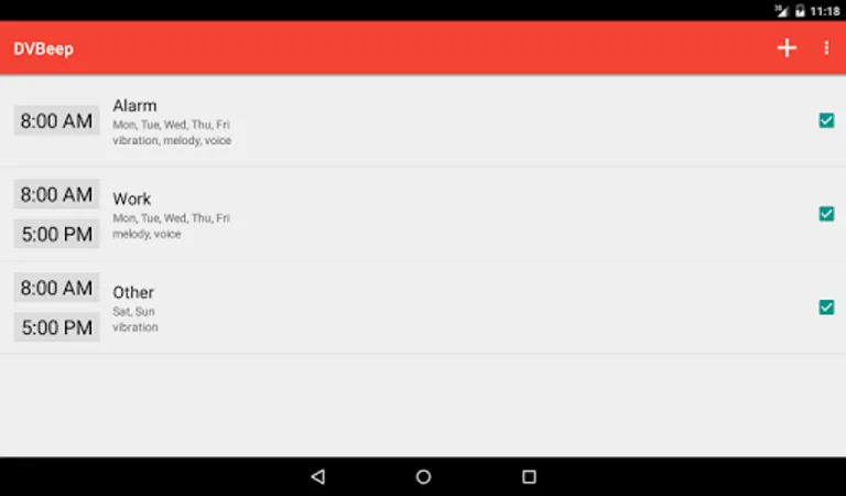Speaking clock DVBeep screenshot 9