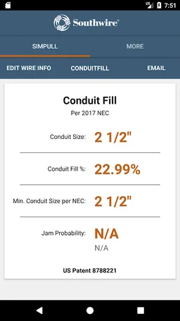 SIMpull 600V Calculator screenshot 5