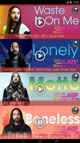 Steve Aoki - Ringtones Free Apps screenshot 4