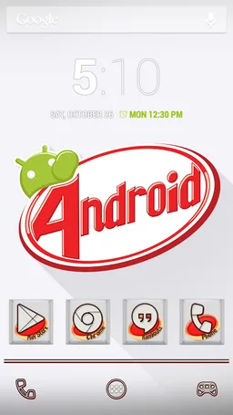 Ultimate KitKat Launcher Theme screenshot 5