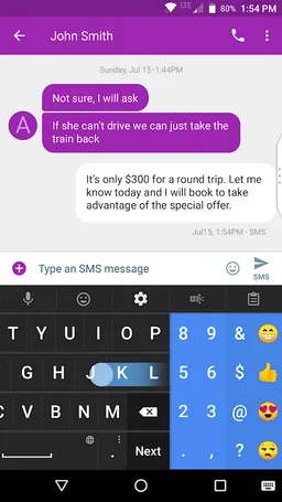 BlackBerry Keyboard screenshot 7