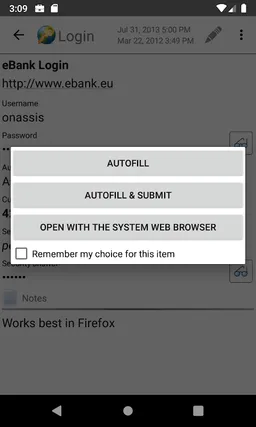 B-Folders Password Manager screenshot 4