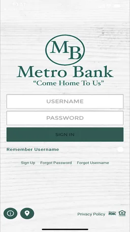 Metro Bank AL Mobile Banking screenshot 5