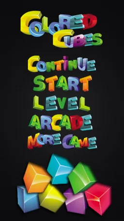 3d Colored Cubes screenshot 1