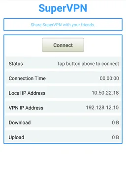 Super VPN - Free Android VPN screenshot 1