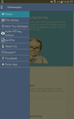 eFile Canadian Tax Return screenshot 9