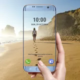Transparent phone. Wallpaper icon