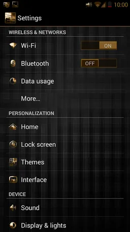 Free Luxurious Gold Theme CM13 screenshot 8