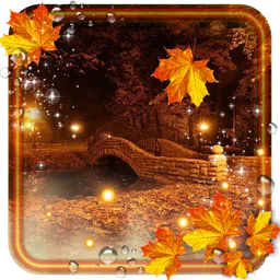 Autumn Twinkle Lights live wallpaper icon