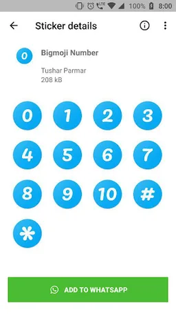 Bigmoji - WAStickerApp screenshot 6