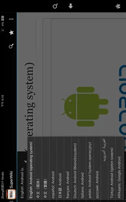 SuperWiki WikiPedia Browser screenshot 3