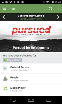 Planning Center Services screenshot 1
