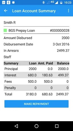 Mifos X Android Client screenshot 3