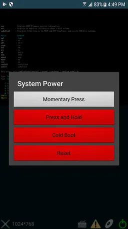 HPE iLO Mobile (iLO 3/4/5) screenshot 3