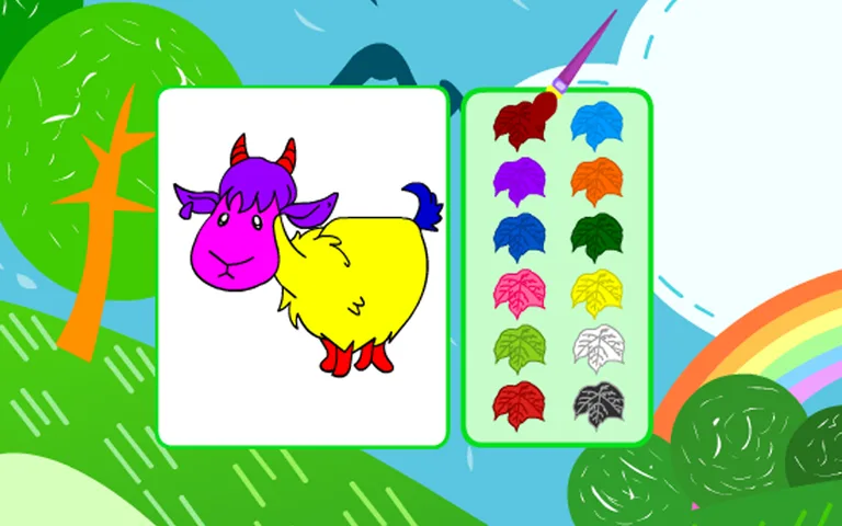 Coloring Fun Goat screenshot 6