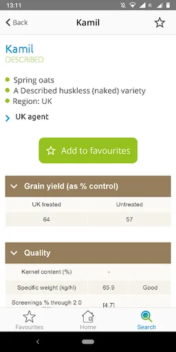 AHDB Recommended Lists screenshot 3