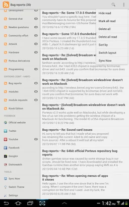 Porteus Linux screenshot 2