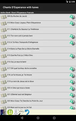 Chants D'Esperance with Tunes screenshot 6
