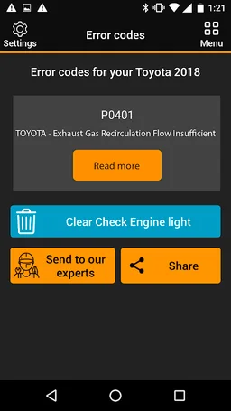 OBDclick - Free Auto Diagnostics OBD ELM327 screenshot 3