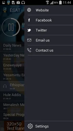 Radio ESAT screenshot 12