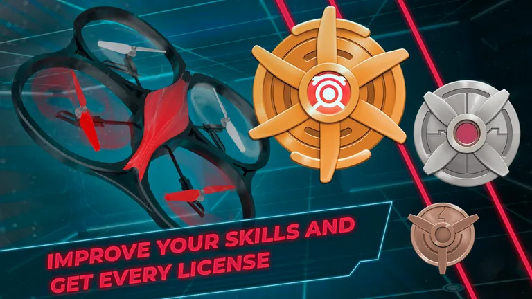 RC Drone Air Racing - Flight Pilot Space Clash screenshot 1