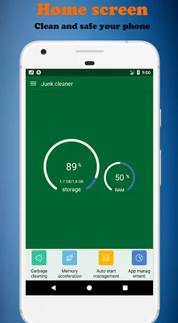 Easy phone cleaner -Junk file cleaner,memory clean screenshot 1