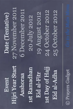 Prayers Gadget (Prayer Times) screenshot 6