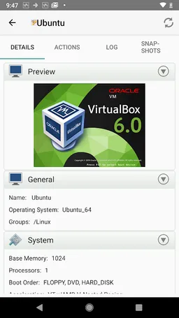 VirtualBox Manager screenshot 5
