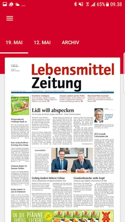 Lebensmittel Zeitung screenshot 1